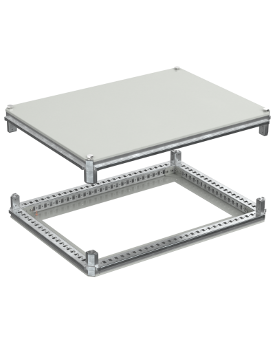 FORMAT Крыша и основание (под фланец) 600х800мм IEK (FO-00-KOF-060-080) в Нижнем Тагиле Аксессуары для стоек и шкафов Pintop.ru