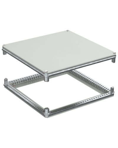 FORMAT Крыша и основание (под фланец) 800х800мм IEK (FO-00-KOF-080-080) в Нижнем Тагиле Аксессуары для стоек и шкафов Pintop.ru