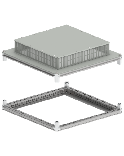 FORMAT Крыша и основание (под фланец) 800х800мм IP31 IEK (FO-00-KOF-080-080-31) в Нижнем Тагиле Аксессуары для стоек и шкафов Pintop.ru