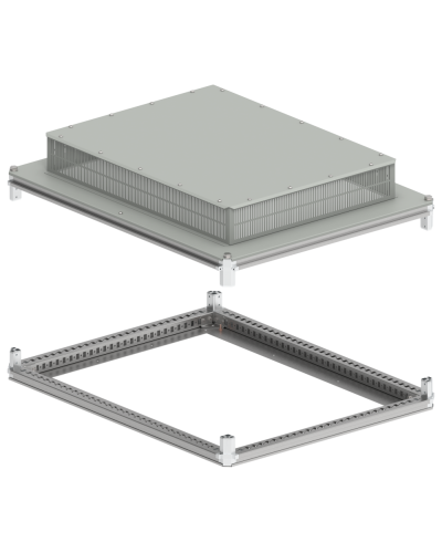 FORMAT Крыша и основание (под фланец) 800х1000мм IP31 IEK (FO-00-KOF-080-100-31) в Нижнем Тагиле Аксессуары для стоек и шкафов Pintop.ru