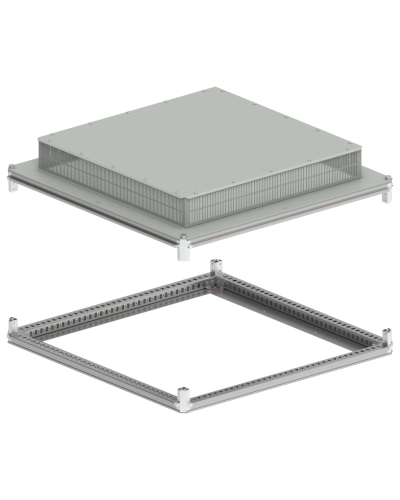 FORMAT Крыша и основание (под фланец) 1000х1000мм IP31 IEK (FO-00-KOF-100-100-31) в Нижнем Тагиле Аксессуары для стоек и шкафов Pintop.ru