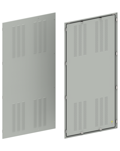 FORMAT Панель задняя вентилируемая 2000х1000мм IEK (FO-00-PBV-200-100) в Нижнем Тагиле Аксессуары для стоек и шкафов Pintop.ru