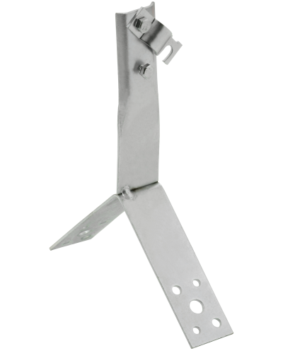 Держатель проводника круглого 6-10мм винтовой для конька h=100мм нержавеющая сталь IEK (ZDP80-20-4-16-100) в Нижнем Тагиле Крепеж Pintop.ru