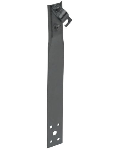 Держатель проводника круглого 6-10мм винтовой прямой h=60мм оцинкованная сталь TD IEK (ZDP86-13-1-16-60) в Нижнем Тагиле Крепеж Pintop.ru