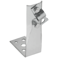 Держатель проводника круглого 6-10мм винтовой угловой h=150мм оцинкованная сталь IEK (ZDP87-11-1-16-150)