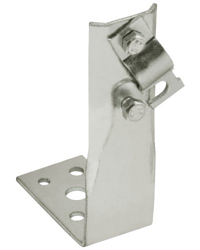 Держатель проводника круглого 6-10мм винтовой угловой h=150мм нержавеющая сталь IEK (ZDP87-20-1-16-150) в Нижнем Тагиле Крепеж Pintop.ru