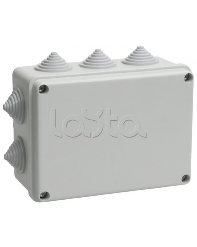 Коробка КМ41242 распаячная для о/п (RAL7035, 10 гермовводов) IEK UKO10-150-110-070-K41-55 в Нижнем Тагиле Распределительные коробки Pintop.ru