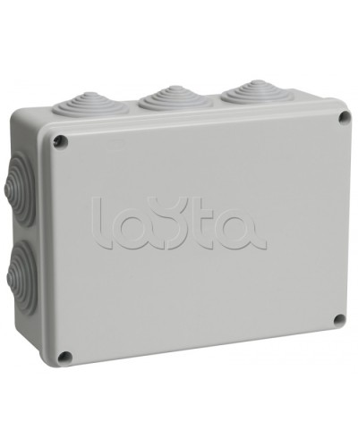 Коробка КМ41244 распаячная для о/п (RAL7035, 10 гермовводов) IEK UKO11-190-140-070-K41-55 в Нижнем Тагиле Аксессуары для средств охраны периметра Pintop.ru