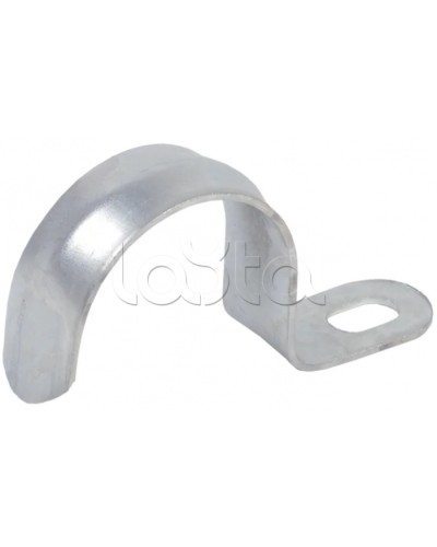 Скоба металл.однолапковая d48-50мм IEK (CMAT10-48-050) в Нижнем Тагиле Держатели, клипсы, скобы Pintop.ru