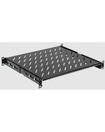 Полка стационарная L=400мм черная ITK FS05-400PI-R в Нижнем Тагиле Полки для шкафов и стоек Pintop.ru