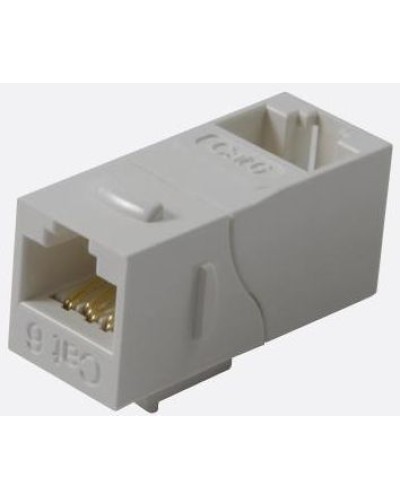 Повторитель портов RJ-45, неэкранированный, 90 градусов, кат.5E, формата Keystone, белый LANMASTER LAN-KCP45U5E/90-WH в Нижнем Тагиле Проходные адаптеры Pintop.ru