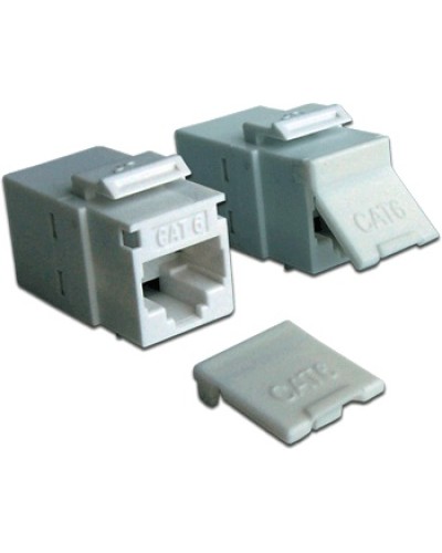 Повторитель портов RJ-45, неэкранированный, кат.6, формата Keystone, белый LANMASTER LAN-KCP45U6-WH в Нижнем Тагиле Проходные адаптеры Pintop.ru