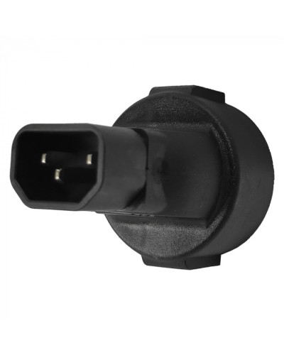 Адаптер переходной, розетка Schuko - вилка C14, 220В, 10А, черный LANMASTER (LAN-PPS/14-BK) в Нижнем Тагиле Проходные адаптеры и розетки оптические Pintop.ru