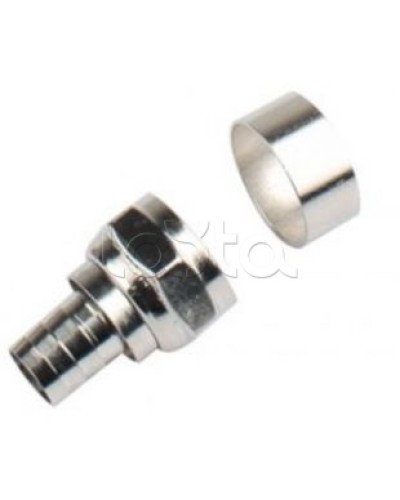 Штекер F-разъем под обжим (RG6U) LAZSO APFC12-RG6U в Нижнем Тагиле Коннекторы Pintop.ru