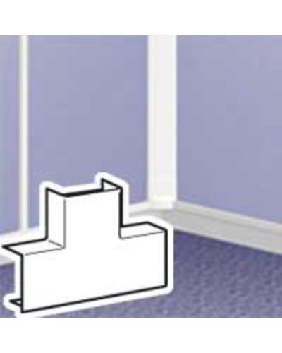 Т-образное ответвление для мини-плинтуса DLPlus 32x16 белый Legrand 033330 в Нижнем Тагиле Аксессуары для кабель-канала Pintop.ru