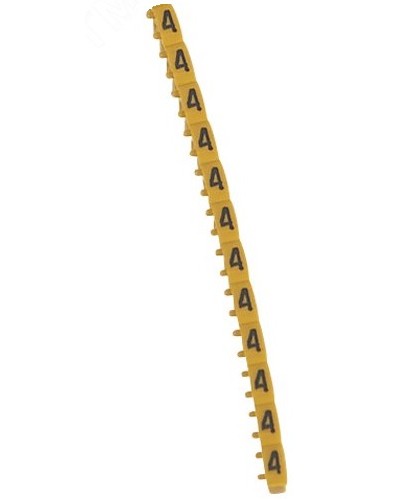 Маркер 4 0,15/0,5 ЖЛТ CAB3 Legrand 038104 в Нижнем Тагиле Аксессуары для кабель-канала Pintop.ru