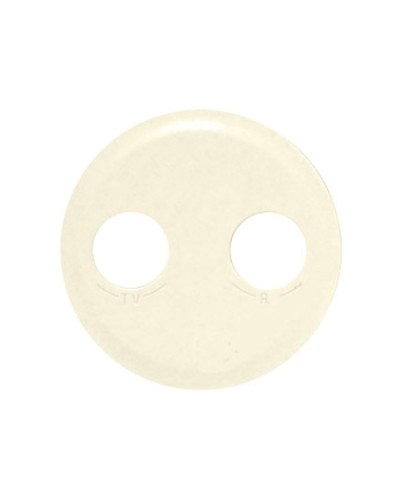 Лицевая панель для розетки TV/FM слоновая кость Celiane Legrand 066232 в Нижнем Тагиле Аксессуары для кабель-канала Pintop.ru