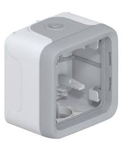 Коробка для накладного монтажа с мембранными сальниками серый 1 пост Plexo Legrand 069651 в Нижнем Тагиле Распределительные коробки Pintop.ru