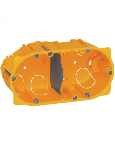 Коробка для сухих перегородок 2-местная, глубина 40 мм Batibox Legrand 080042 в Нижнем Тагиле Распределительные коробки Pintop.ru