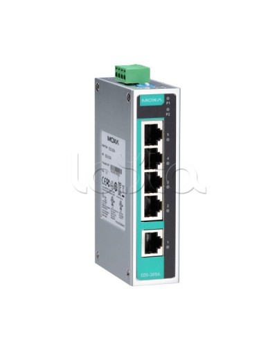 Коммутатор неуправляемый промышленный 5-портовый Moxa EDS-205A-T в Нижнем Тагиле Коммутаторы Pintop.ru