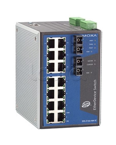 Коммутатор управляемый промышленный 16-портовыйMoxa EDS-516A-MM-SC в Нижнем Тагиле Коммутаторы Pintop.ru
