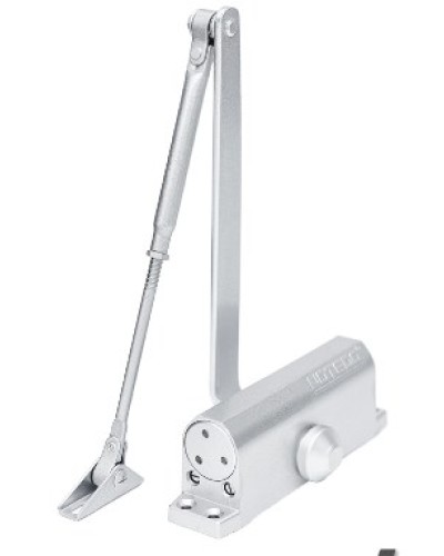 Доводчик NOTEDO DC-090-НО EN4 с ФОП (серебро) в Нижнем Тагиле Доводчики Pintop.ru