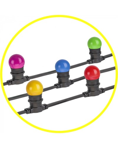 Гирлянда Navigator 93 661 NGF-001-01 (белтлайт 10 5м Е27 черный) в Нижнем Тагиле Источники света(Лампы) Pintop.ru