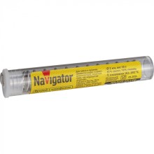 Припой Navigator 93 099 NEM-Pos01-61K-2-F10 (ПОС-61, колба, 2 мм, 10 гр)