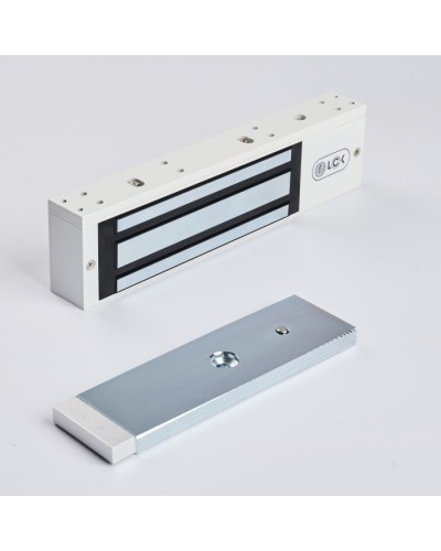 R-Lock RL-EM350-LSW - Электромагнитный замкок, 350кг, DC12/24B, цвет белый, RAL9016(белый), два датчика втроены в корпус замка: датчик Холла и магнито-контактный датчик в Нижнем Тагиле Электромагнитные замки Pintop.ru