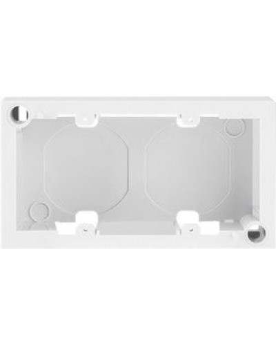 Короб накладной для лицевых панелей 80х150 под 4 модуля 45х22,5 Mosaic 03-0127 в Нижнем Тагиле Распределительные коробки Pintop.ru