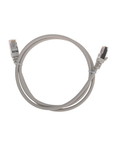 Патч-корд F/UTP, CAT 5e, RJ45-RJ45, 26AWG, LSZH, серый, 1м REXANT 02-0110-1 в Нижнем Тагиле Патчкорды (медные) Pintop.ru