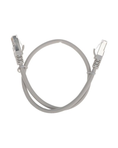 Патч-корд S/FTP, CAT 6A (10G), RJ45-RJ45, 28AWG, LSZH, серый, 0,5м REXANT 02-0390-05 в Нижнем Тагиле Патчкорды (медные) Pintop.ru