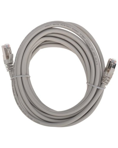 Патч-корд S/FTP, CAT 6A (10G), RJ45-RJ45, 28AWG, LSZH, серый, 5м REXANT 02-0390-5 в Нижнем Тагиле Патчкорды (медные) Pintop.ru