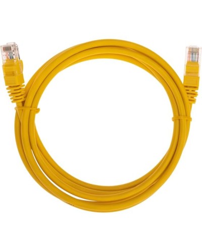Патч-корд U/UTP, CAT 5e, RJ45-RJ45, 26AWG, LSZH, желтый, 2м REXANT 02-0105-2 в Нижнем Тагиле Патчкорды (медные) Pintop.ru