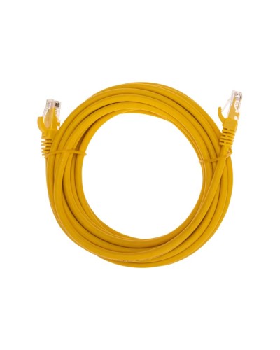 Патч-корд U/UTP, CAT 6, RJ45-RJ45, 26AWG, LSZH, желтый, 5м REXANT 02-0295-5 в Нижнем Тагиле Патчкорды (медные) Pintop.ru