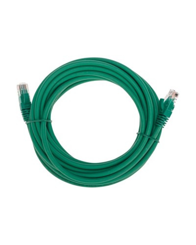Патч-корд U/UTP, CAT 6, RJ45-RJ45, 26AWG, LSZH, зеленый, 5м REXANT 02-0296-5 в Нижнем Тагиле Патчкорды (медные) Pintop.ru