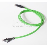 Коммутационный шнур категории 6, U/UTP, 4х2х(7х0,21), LSZH, 3м, зеленый SPL (500015)