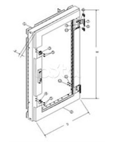 Дверь передняя плексигласовая TOA PGD-22 в Нижнем Тагиле Системы оповещения и трансляции TOA Pintop.ru