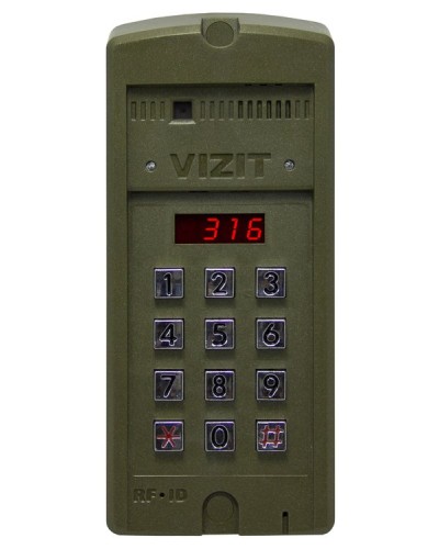 Блок вызова для совместной работы с БУД-302 Vizit БВД-316FCP в Нижнем Тагиле Блоки вызова многоабонентные Pintop.ru