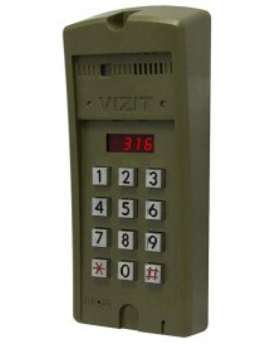 Блок вызова для совместной работы с БУД-302 Vizit БВД-316R в Нижнем Тагиле Блоки вызова многоабонентные Pintop.ru