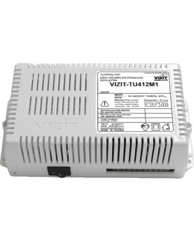 Блок управления терминала консьержа Vizit-TU412M1 в Нижнем Тагиле Блоки управления многоабонентные Pintop.ru