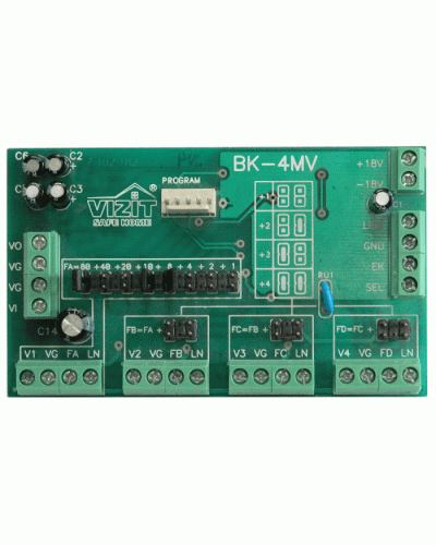 Плата печатнаяв сборе Vizit ЗИП БК-4МVE в Нижнем Тагиле Аксессуары для многоабонентных систем Pintop.ru