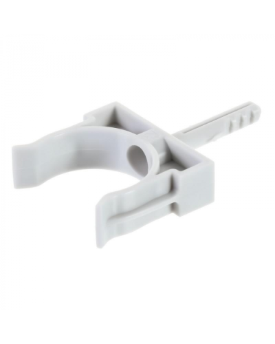 Держатель с дюбелем без шурупа D32мм (черный) Экопласт (41432BL) в Нижнем Тагиле Аксессуары для кабель-канала Pintop.ru