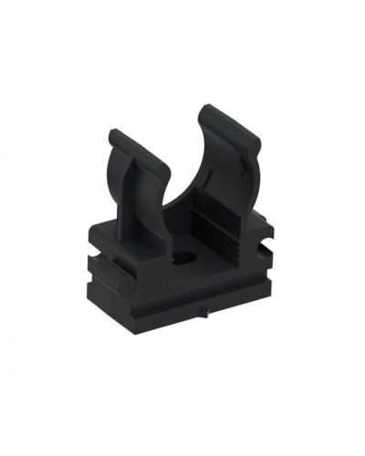 CFQ16 Держатель (клипса) для труб, для монтажного пистолета D16мм, цвет чёрный (50шт) Экопласт (41516BL) в Нижнем Тагиле Держатели, клипсы, скобы Pintop.ru