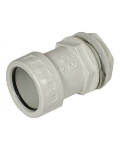 Муфта «труба-коробка» D25 мм , без галогена Экопласт 42725HF в Нижнем Тагиле Аксессуары для труб (ОКЛ) Экопласт Pintop.ru