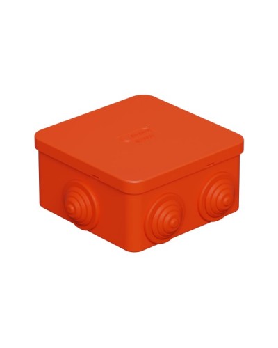 Коробка огн. E110, о/п 85х85х50мм,без галогена, 12 вых., IP55, 5P, оранж .Экопласт (43321HF) в Нижнем Тагиле Распределительные коробки Pintop.ru