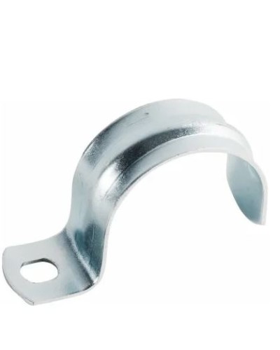 Скоба оцинк. с одним отверстием, для трубы D32мм (100 шт/уп) Экопласт (43732) - Скоба оцинкованная с одним отверстием, для трубы D32мм Экопласт в Нижнем Тагиле Держатели, клипсы, скобы Pintop.ru