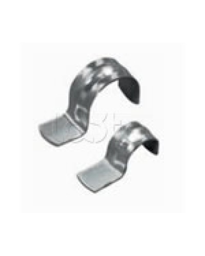 Скоба оцинкованная однолапковая без монтажного отверстия, для трубы D63мм (1уп = 50шт) Экопласт (43761) в Нижнем Тагиле Держатели, клипсы, скобы Pintop.ru