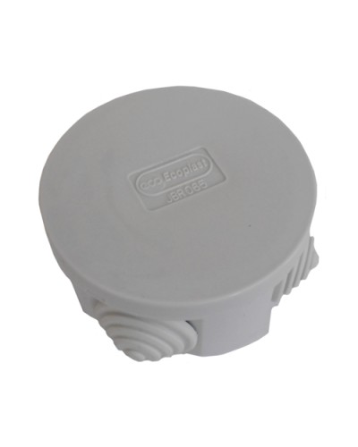 Коробка распределительная о/п с крышкой D65х35 мм, 4 вых. Экопласт 44004 в Нижнем Тагиле Распределительные коробки Pintop.ru