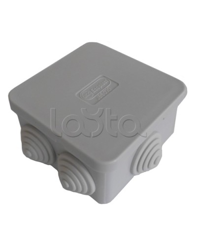 Коробка распределительная о/п 70х70х40, 6 вых Экопласт 44056 в Нижнем Тагиле Распределительные коробки Pintop.ru